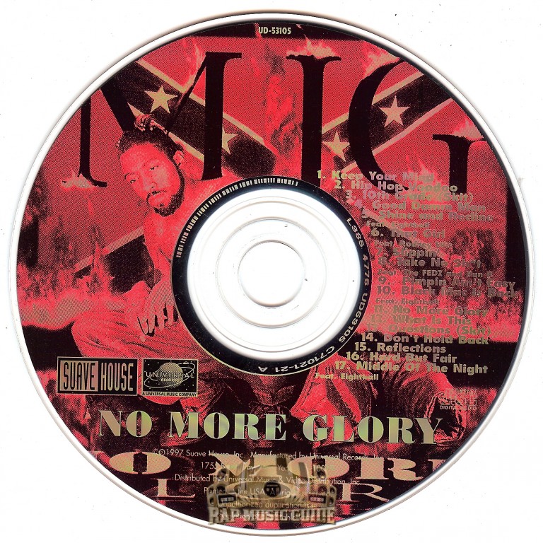MJG - No More Glory: CD | Rap Music Guide